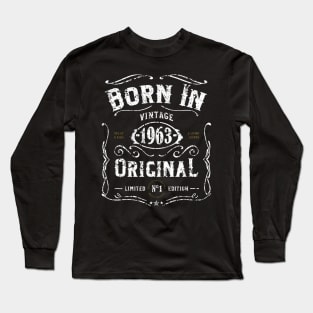 Born In 1963 - 55Th Long Sleeve T-Shirt